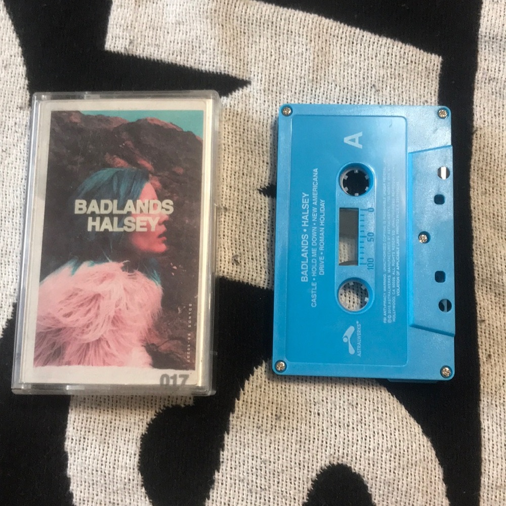Halsey badlands blue cassette